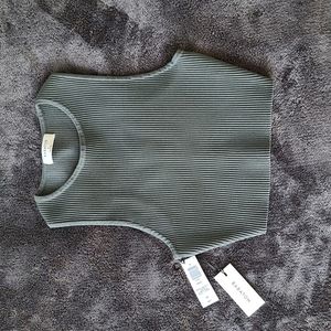 **NWOT** Babaton Sculpt Knit Racer Cropped Tank